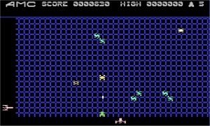 Gridrunner 2 Atari 8 bit screenshot
