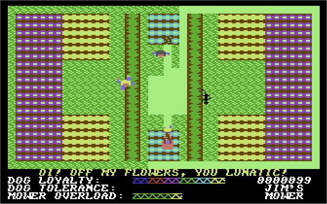 Hover Bovver C64 screenshot