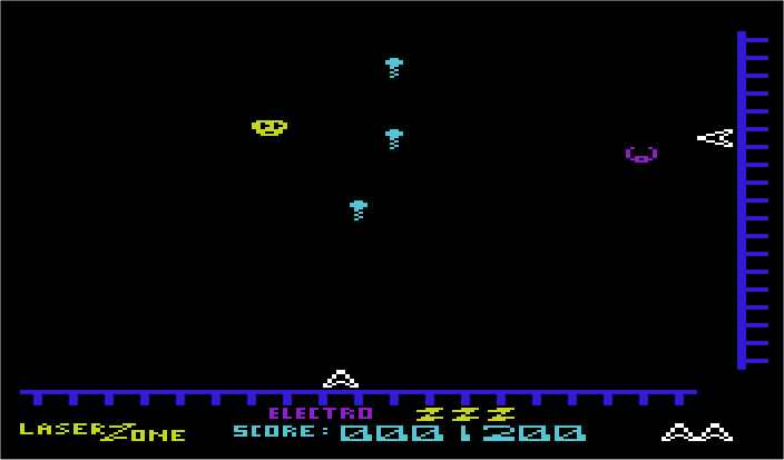 Laserzone VIC-20 screenshot
